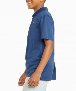 PUMA Boys' Essential Golf Polo Vibrant Orange -PUMA Sales 2022 unnamed file 549