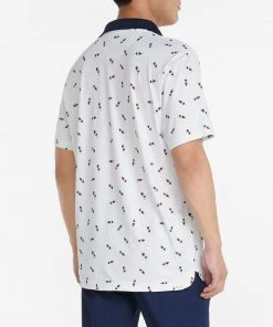 PUMA Men's CLOUDSPUN Popsi-Cool Golf Polo Bright White/ski Patrol -PUMA Sales 2022 unnamed file 603