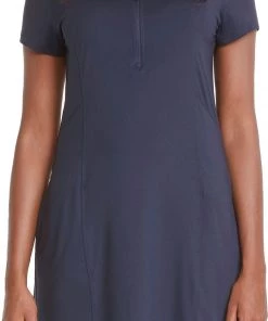 PUMA Women's Short Sleeve CLOUDSPUN Madison Dress Soothing Sea