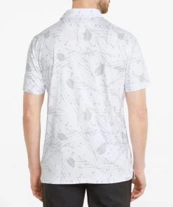 PUMA Men's CLOUDSPUN Frequency Golf Polo Purple Charcoal/black -PUMA Sales 2022 unnamed file 622