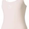 PUMA Women's Classics Logo Tank Top Cloud Pink