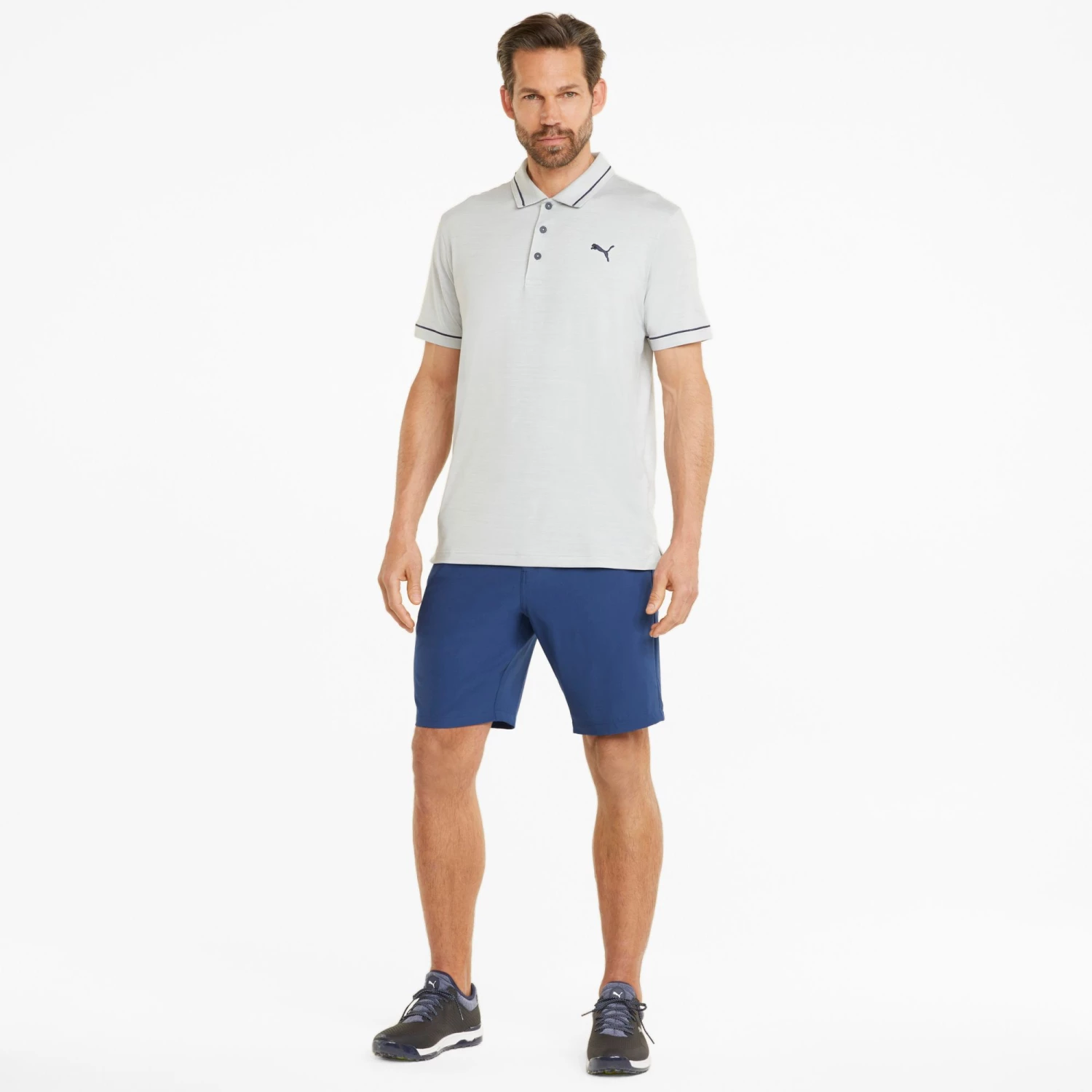 PUMA Men's 101 South Golf Shorts Mustard Seed 4 PUMA Men's 101 South Golf Shorts Mustard Seed - Image 2