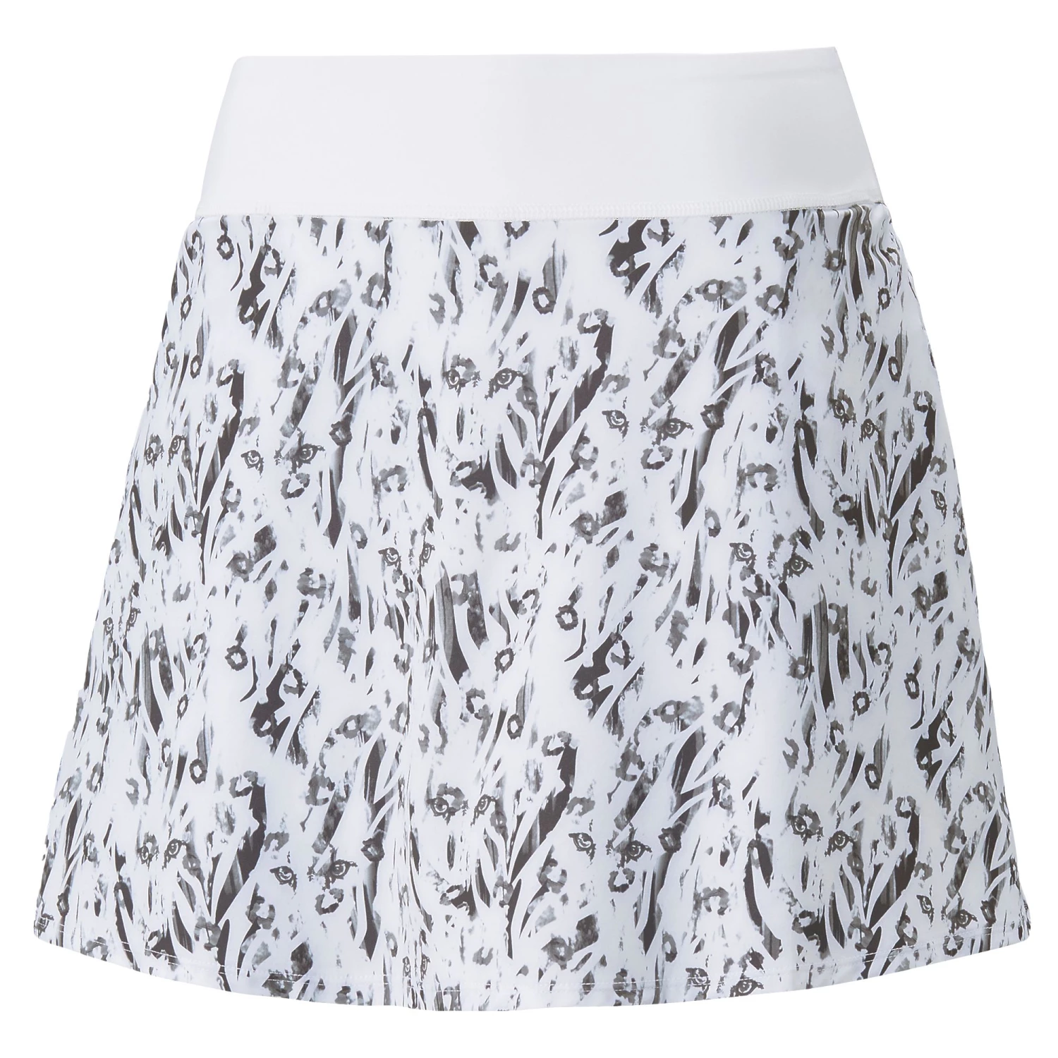 PUMA Women's PWRSHAPE Jungle Golf Skirt Bright White/puma Black 3 PUMA Women's PWRSHAPE Jungle Golf Skirt Bright White/puma Black