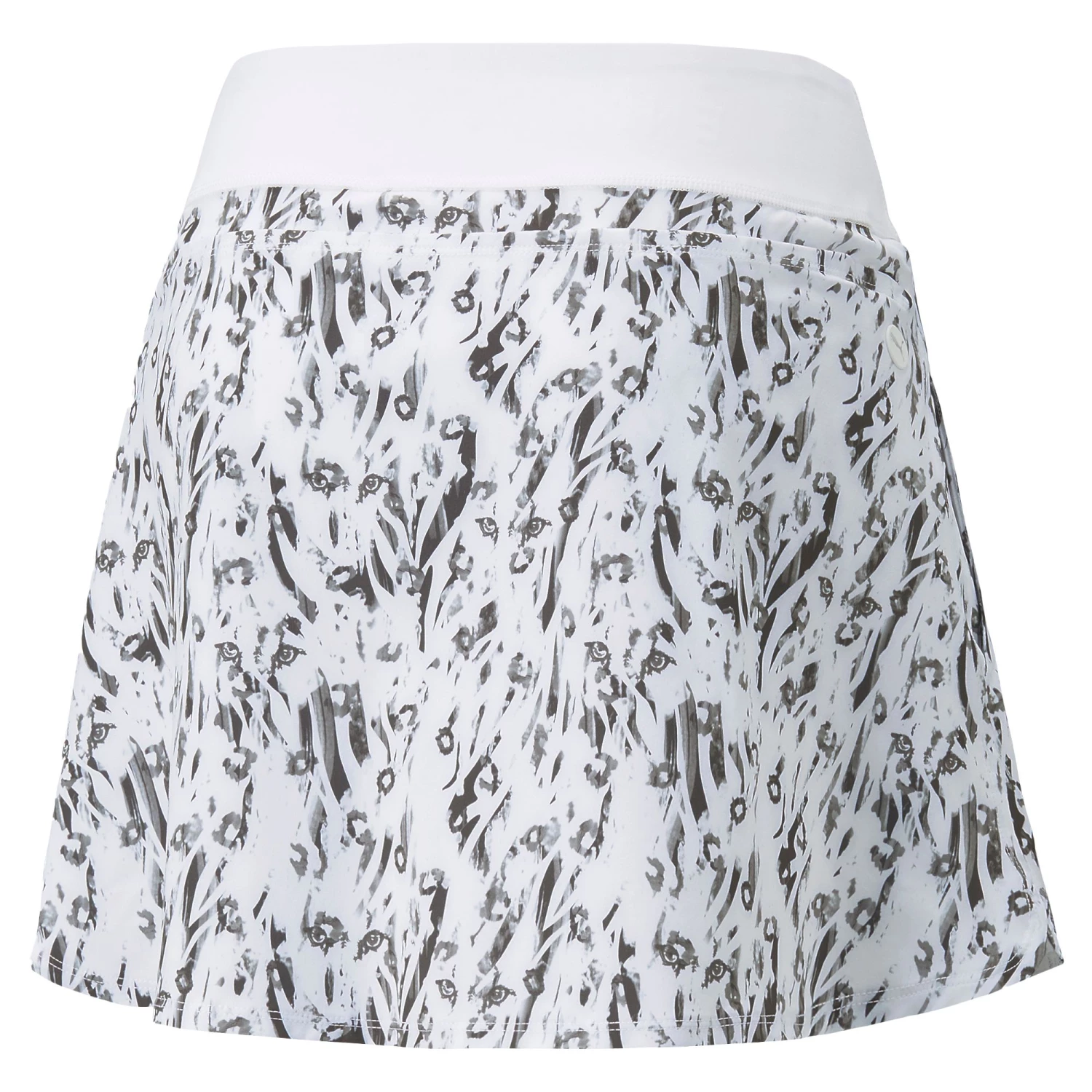 PUMA Women's PWRSHAPE Jungle Golf Skirt Bright White/puma Black 4 PUMA Women's PWRSHAPE Jungle Golf Skirt Bright White/puma Black - Image 2