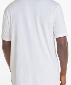 PUMA Men's CLOUDSPUN Oasis Golf Polo Bright White/navy Blazer -PUMA Sales 2022 unnamed file 686