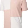 Puma Men's Classics Patchwork Short Sleeve T-Shirt Cloud Pink