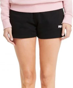 PUMA Women's ESS 4" Sweat Shorts Puma Black