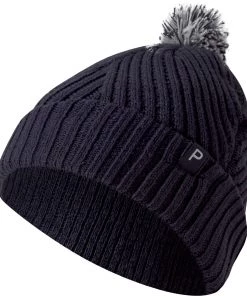 PUMA Women's P Removable Pom Beanie Pink