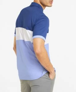 PUMA Men's CLOUDSPUN Highway Golf Polo Puma Black/high Rise -PUMA Sales 2022 unnamed file 722