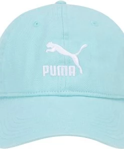 PUMA Men's Archives Adjustable Dad Hat Blue/white