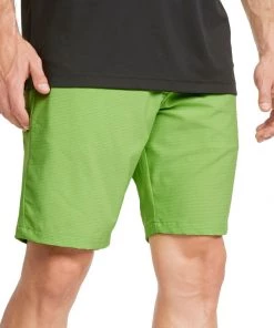 PUMA Men's 101 Stripe Golf Shorts Blue Coral Heather