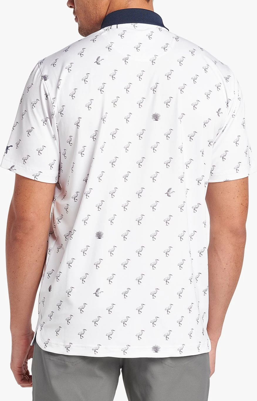 PUMA Men's MATTR Egrets Golf Polo Navy Blazer/old Gold 5 PUMA Men's MATTR Egrets Golf Polo Navy Blazer/old Gold - Image 3