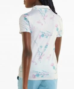 PUMA Girls' MATTR Lowlands Golf Polo Bright White/navy Blazer -PUMA Sales 2022 unnamed file 752