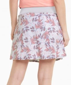 PUMA Women's PWRSHAPE Flora Golf Skirt Bright Wht/carnation Pnk -PUMA Sales 2022 unnamed file 758