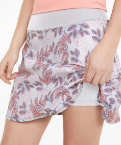 PUMA Women's PWRSHAPE Flora Golf Skirt Bright Wht/carnation Pnk -PUMA Sales 2022 unnamed file 759