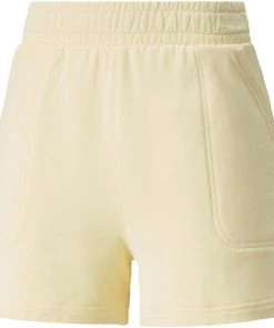 PUMA Women's Downtown High Waisted Shorts Anise Flower