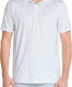 PUMA Men's CLOUDSPUN Conservation Golf Polo Bright White/high Rise