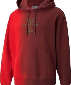 PUMA Men's Fist Pick Hoodie Cordovan