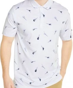 Puma Men's CLOUDSPUN Chords Golf Polo Lavendar Pop/navy Blazer