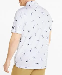 Puma Men's CLOUDSPUN Chords Golf Polo Lavendar Pop/navy Blazer -PUMA Sales 2022 unnamed file 785