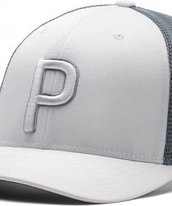 PUMA Men's Trucker 110 Golf Hat Bright White