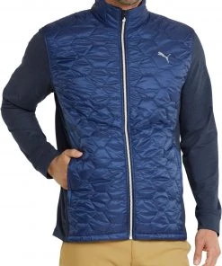 PUMA Sales 2022 42 PUMA Men's Cloudspun Golf Jacket Puma Black