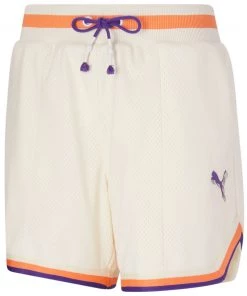 Puma Women's Desert Sky Basketball Shorts Whisper White