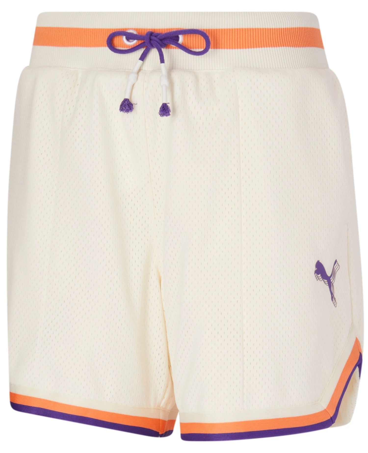 Puma Women's Desert Sky Basketball Shorts Whisper White 3 Puma Women's Desert Sky Basketball Shorts Whisper White