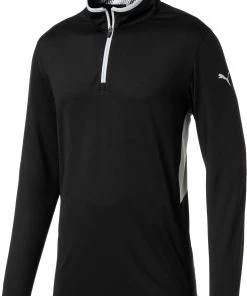 PUMA Men's Rotation 1/4 Zip Golf Pullover Puma Black