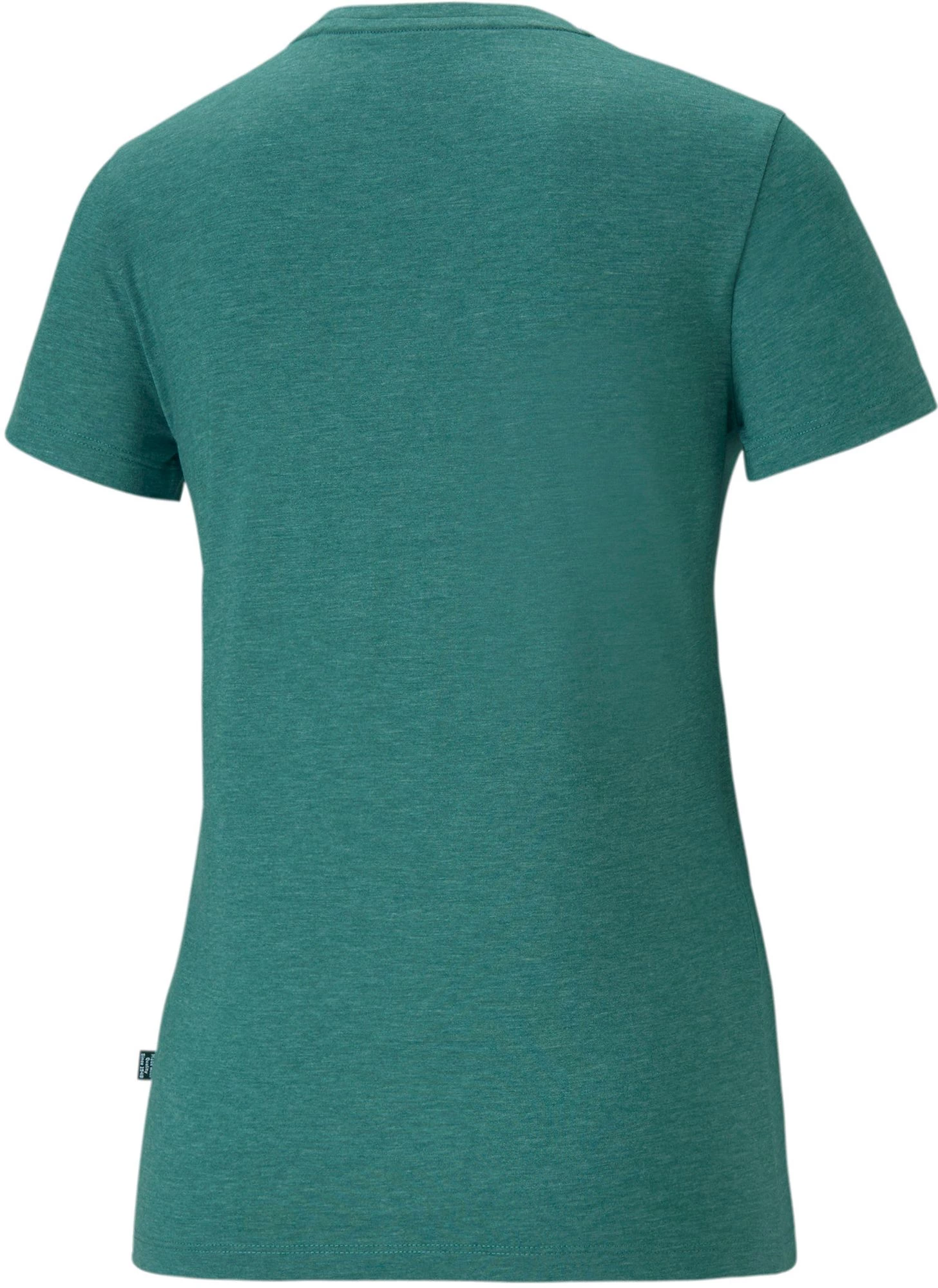 PUMA Women's ESS Logo Heather Short Sleeve T-shirt Blue Spruce Heather 4 PUMA Women's ESS Logo Heather Short Sleeve T-shirt Blue Spruce Heather - Image 2