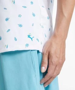 PUMA Women's MATTR Tropics Golf Polo Shirt Bright White/porcelain 8 PUMA Women's MATTR Tropics Golf Polo Shirt Bright White/porcelain -PUMA Sales 2022 unnamed file 877