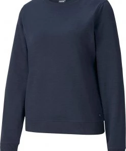 Puma Women's Cloudspun Crewneck Light Gray Heather