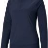 PUMA Women's Mesh 1/4 Zip Golf Pullover Navy Blazer 2 PUMA Women's Mesh 1/4 Zip Golf Pullover Navy Blazer -PUMA Sales 2022 unnamed file 882