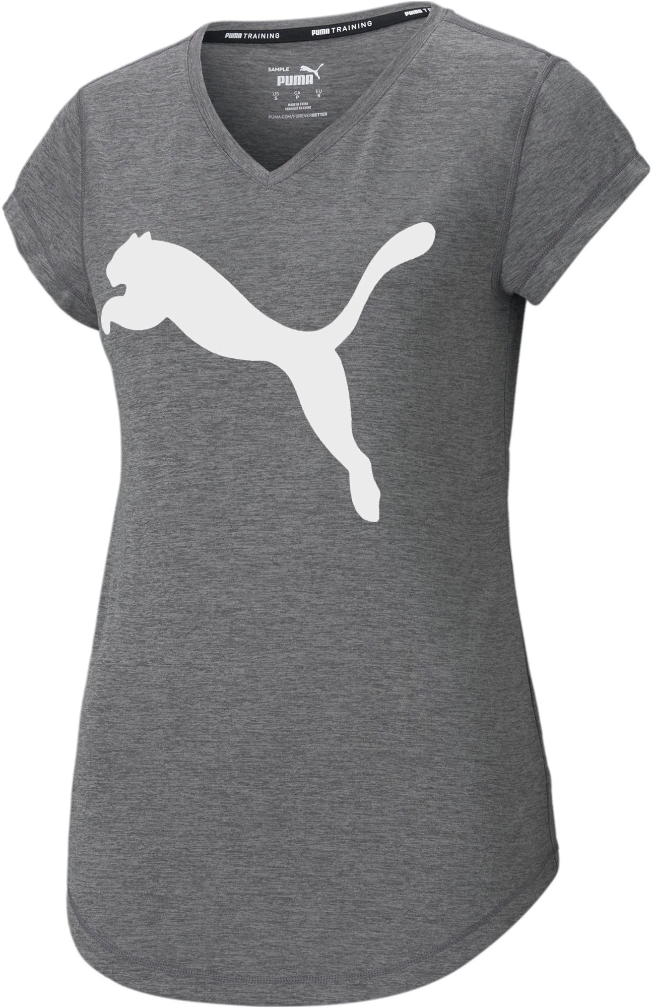 PUMA Women's Training Favorite Heather Cat T-Shirt Puma Black Heather 3 PUMA Women's Training Favorite Heather Cat T-Shirt Puma Black Heather