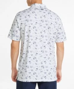 PUMA Men's Volition Block Party Golf Polo Bright White/navy Blazer -PUMA Sales 2022 unnamed file 936