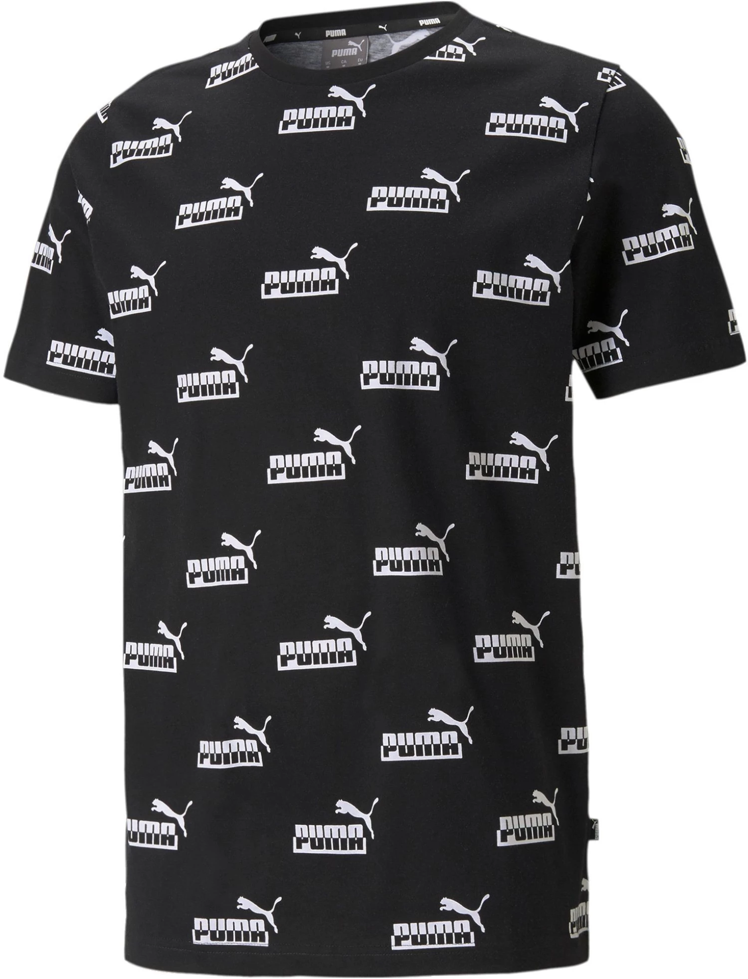 PUMA Men's Amplified All-Over Print Short Sleeve T-Shirt Puma Black 3 PUMA Men's Amplified All-Over Print Short Sleeve T-Shirt Puma Black