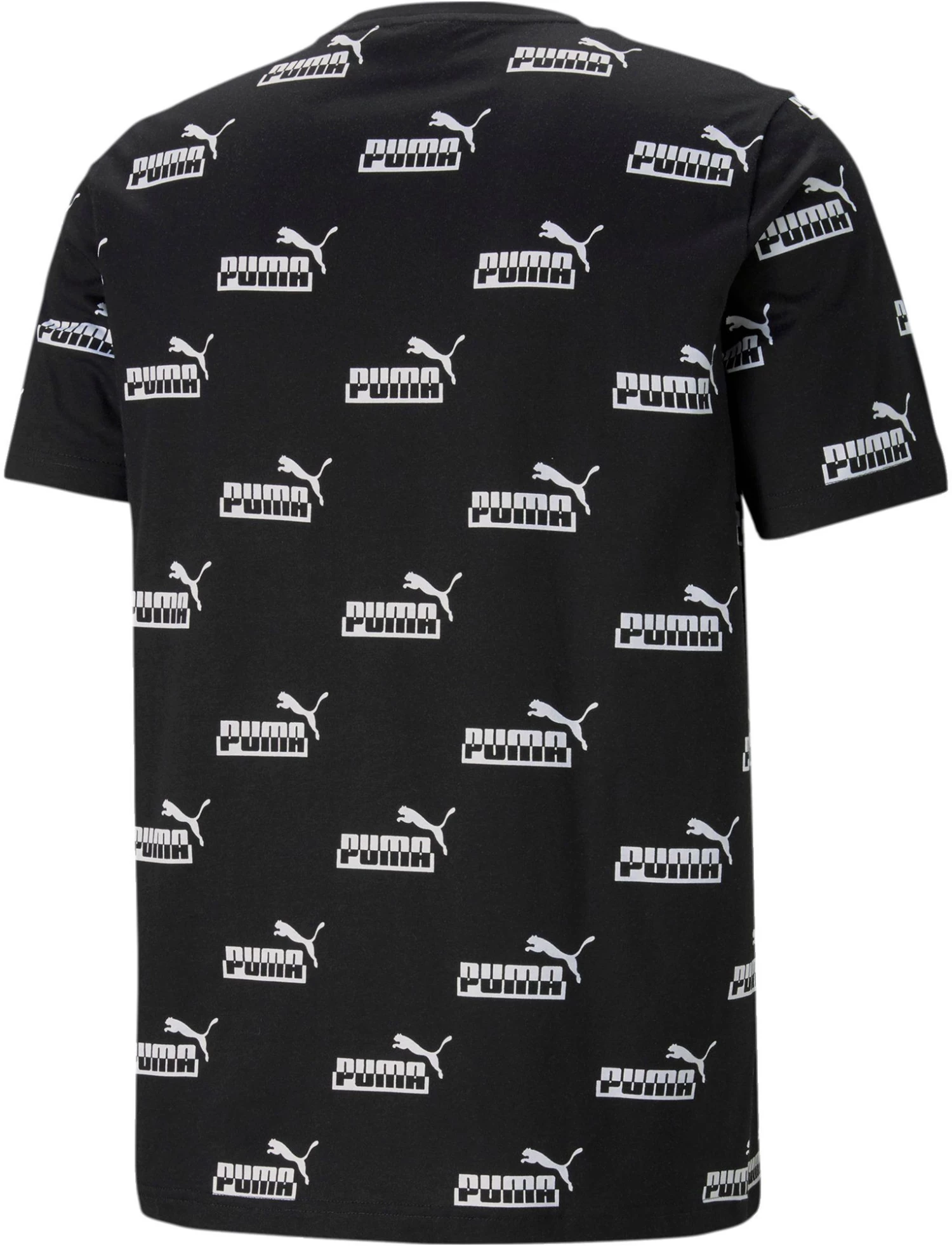 PUMA Men's Amplified All-Over Print Short Sleeve T-Shirt Puma Black 4 PUMA Men's Amplified All-Over Print Short Sleeve T-Shirt Puma Black - Image 2