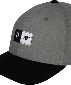 PUMA Men's Trunk Slammer Snapback Golf Hat Quiet Shade/black