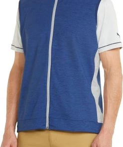 PUMA Men's Cloudspun T7 Vest Blazing Blue/high Rise