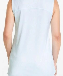 Puma Women's CLOUDSPUN Jungle Sleeveless Golf Polo Soothing Sea/bright White -PUMA Sales 2022 unnamed file 962