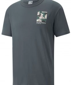 Puma Men's Classics Summer Resort Graphic T-Shirt Putty