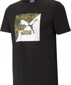 PUMA Men's Classics Infill Short Sleeve Graphic T-Shirt Star Sapphire