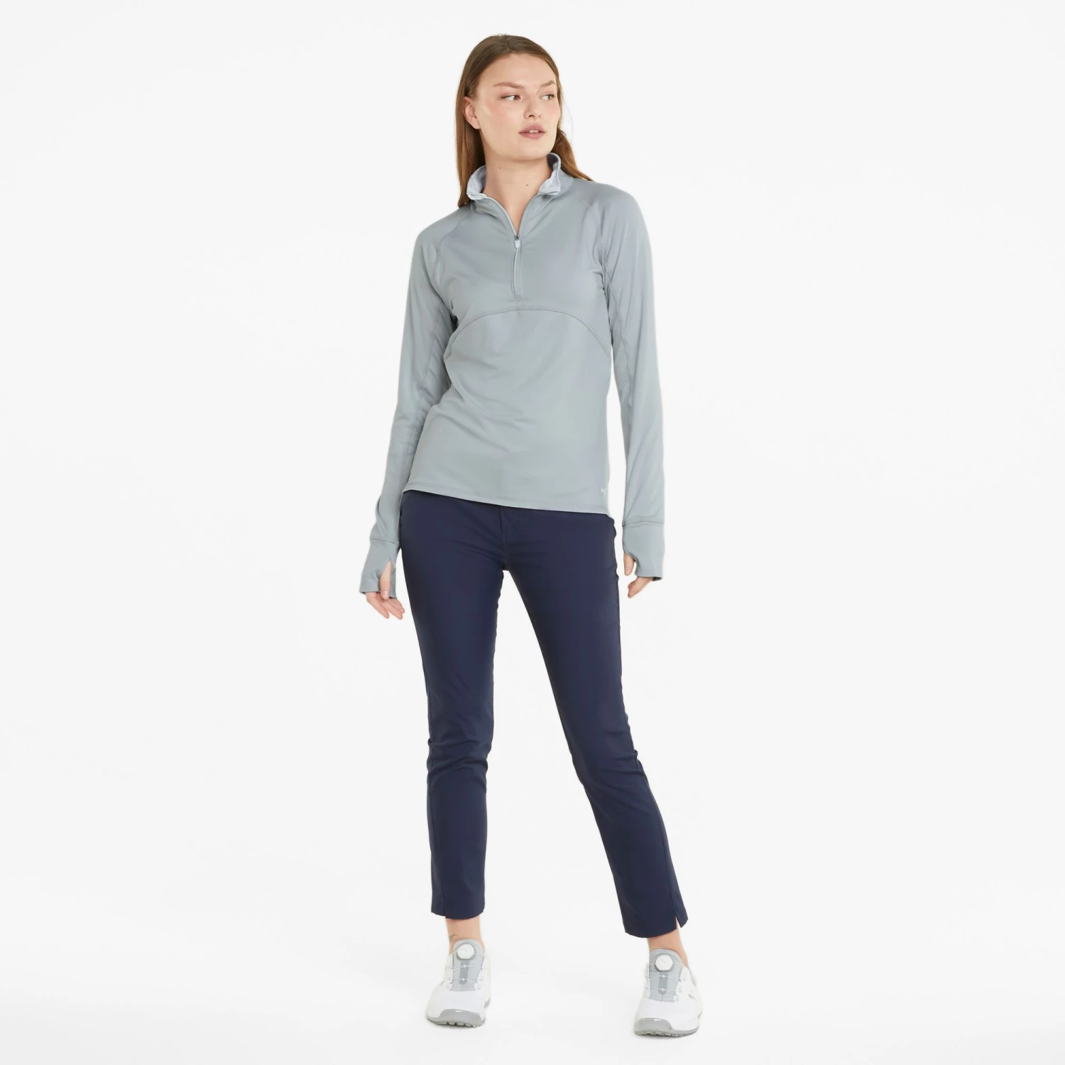 PUMA Women's Gamer 1/4 Zip Golf Pullover High Rise 4 PUMA Women's Gamer 1/4 Zip Golf Pullover High Rise - Image 2