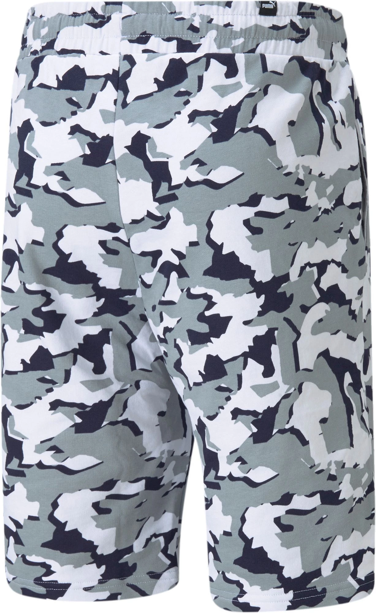 PUMA Men's Core Camo All-Over Print Shorts Puma White 4 PUMA Men's Core Camo All-Over Print Shorts Puma White - Image 2
