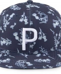 PUMA Men's Lowlands P Snapback Golf Hat White/lavender -PUMA Sales 2022 unnamed file 999